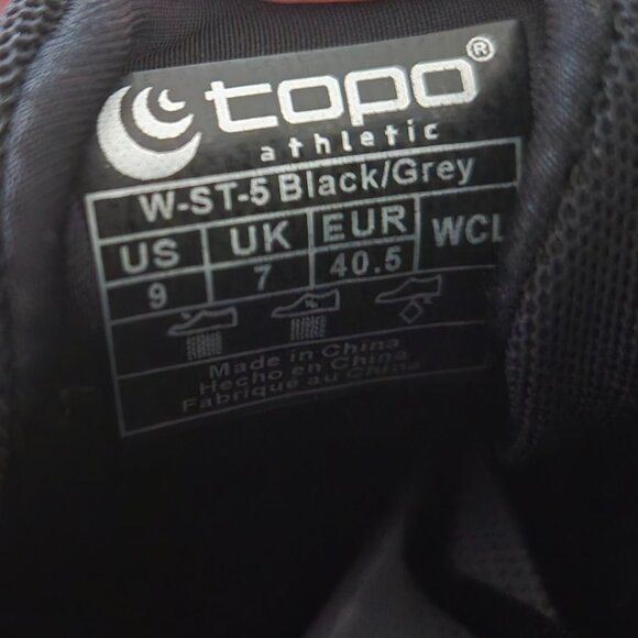 Topo Athletic ST-5, Women's 9, Black - Picture 4 of 9